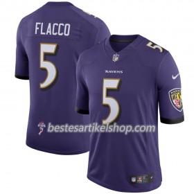 Herren Baltimore Ravens Trikot Joe Flacco 5 Nike Lila